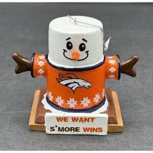 Denver Broncos Smores Christmas Tree Ornament We Want S'more Wins